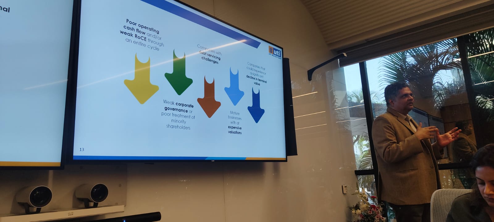 I got an opportunity, based on the investments made by my clients, to visit UTI Mutual Fund AMC at BKC, meet the fund managers of UTI AMC, and attend a full-day seminar.