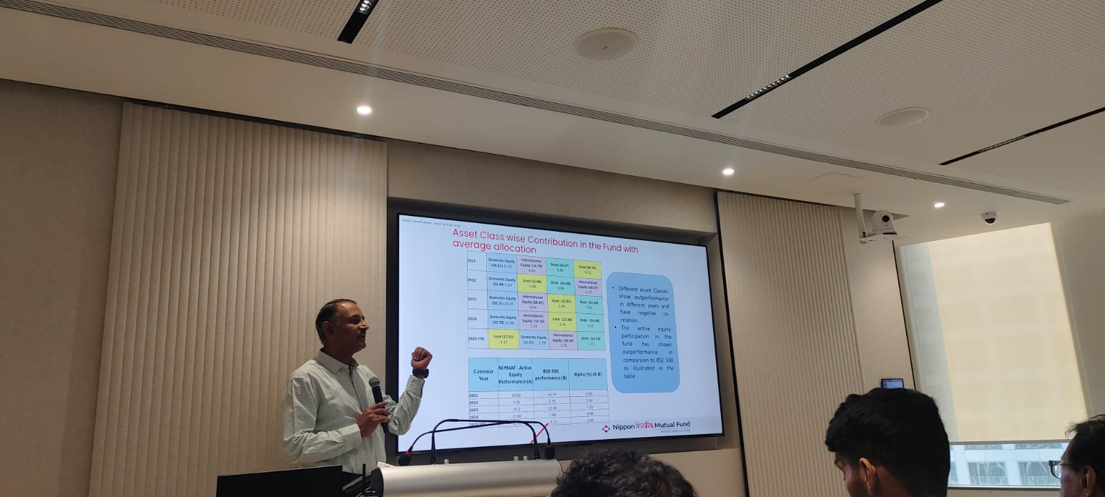 On the basis of investments done by my clients, I was given an opportunity to visit UTI Mutual Fund AMC, BKC, meet the fund managers, and attend a full-day seminar.